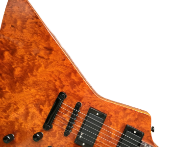 Custom Garnet James Hetfield Sun Inlay 6 String Electric Guitar Quilted Maple - Image 10