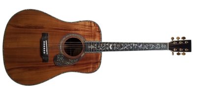 Custom Vertex 1833 D45 Solid Koa Top Ply Acoustic Electric Guitar - Image 2