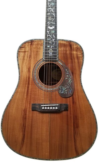 Custom Vertex 1833 D45 Solid Koa Top Ply Acoustic Electric Guitar