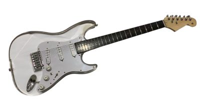 Custom Regent Plexiglass Acrylic Lucite LED Guitar ST Rosewood Fretboard - Image 7