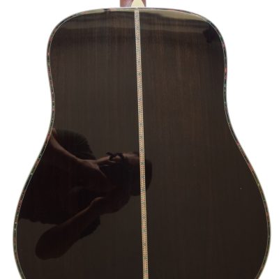 Custom Vertex D45 Neil Natural Spruce Top Electric Acoustic Guitar - Image 4