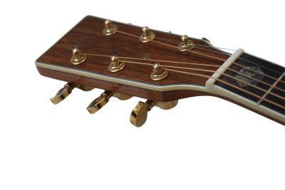 Custom Vertex D45 Neil Natural Spruce Top Electric Acoustic Guitar - Image 8
