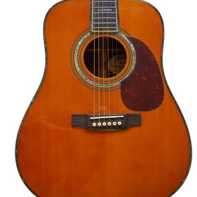 Custom Vertex D45 Neil Natural Spruce Top Electric Acoustic Guitar