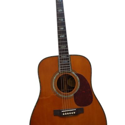 Custom Vertex D45 Neil Natural Spruce Top Electric Acoustic Guitar - Image 7