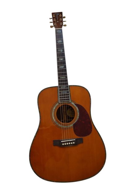 Custom Vertex D45 Neil Natural Spruce Top Electric Acoustic Guitar - Image 7