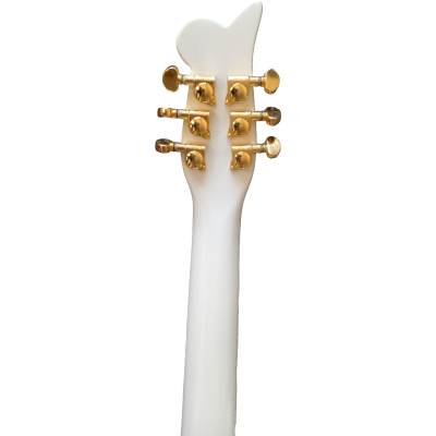 Custom Ember Prince Cloud Pearl White Electric Guitar - Image 3