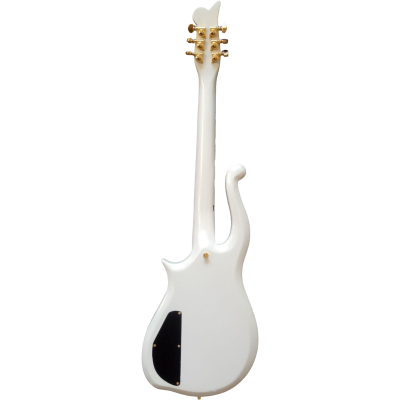 Custom Ember Prince Cloud Pearl White Electric Guitar - Image 5