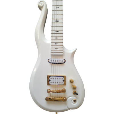 Custom Ember Prince Cloud Pearl White Electric Guitar