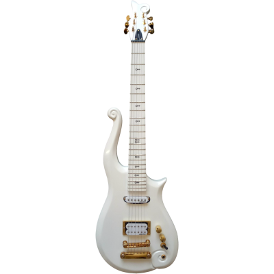 Custom Ember Prince Cloud Pearl White Electric Guitar - Image 9