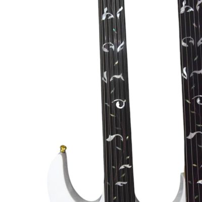 Custom Axis Steve Double Neck White Jem 6 and 12 String Guitar Tree Of Life Inlay - Image 4