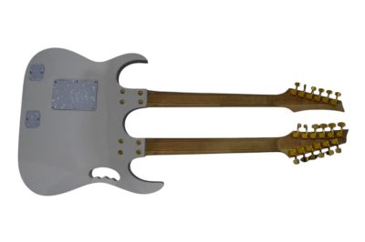 Custom Axis Steve Vai Double Neck White Jem 6 and 12 String Guitar Tree Of Life Inlay - Image 9