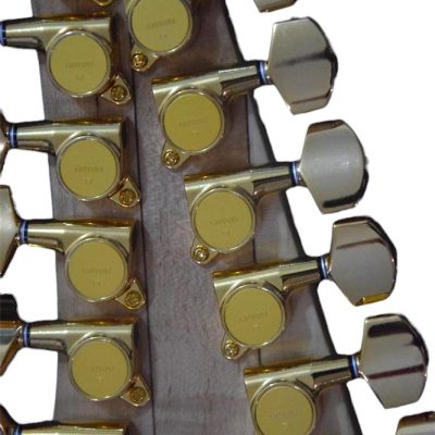 Custom Axis Steve Double Neck White Jem 6 and 12 String Guitar Tree Of Life Inlay - Image 12
