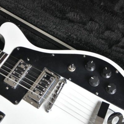 Custom Nova 4080 Geddy Lee Double Neck Tuxedo White 4 String Bass 12 String Guitar - Image 13