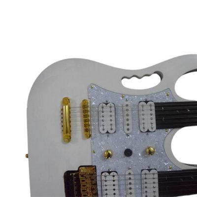 Custom Axis Steve Double Neck White Jem 6 and 12 String Guitar Tree Of Life Inlay - Image 15