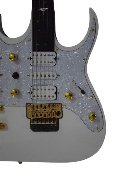 Custom Axis Steve Vai Double Neck White Jem 6 and 12 String Guitar Tree Of Life Inlay - Image 16