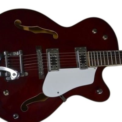Custom Sovereign Bigsby G6119T Tennessee Rose Hollow Body Dark Cherry Satin Fhole Electric Guitar - Image 5