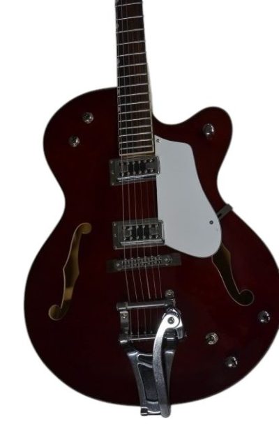Custom Sovereign Bigsby G6119T Tennessee Rose Hollow Body Dark Cherry Satin Fhole Electric Guitar
