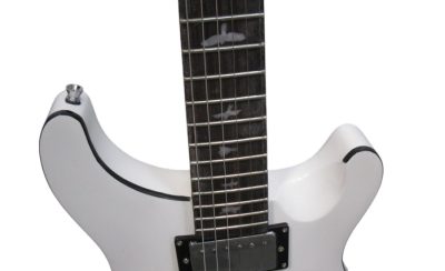 Custom Monarch Santana Fhole Antique White Electric Guitar - Image 4