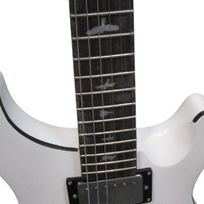 Custom Monarch Santana Fhole Antique White Electric Guitar - Image 4