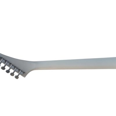 Custom Race Flying V Buckethead White Red Stripe Y2KV Guitar Floyd Rose Tremolo - Image 11