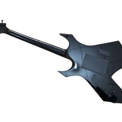 Custom Norturne Master Warlock Extreme Kerry Black Gray Quilted Maple Top Guitar Floyd Rose Tremolo - Image 5