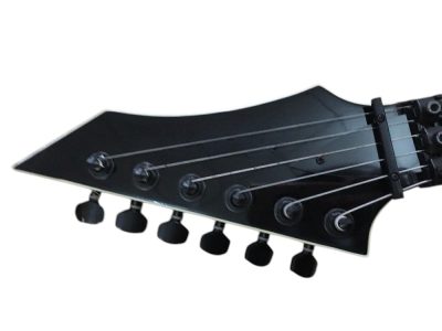 Custom Norturne Master Warlock Extreme Kerry Black Gray Quilted Maple Top Guitar Floyd Rose Tremolo - Image 11