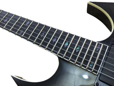 Custom Norturne Master Warlock Extreme Kerry Black Gray Quilted Maple Top Guitar Floyd Rose Tremolo - Image 12