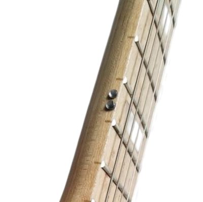 Custom Regent TL Danny Gatton Cubic Zirconium Side Markers Orange Tiger Maple Top Guitar - Image 3