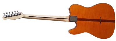 Custom Regent TL Danny Gatton Cubic Zirconium Side Markers Orange Tiger Maple Top Guitar - Image 7
