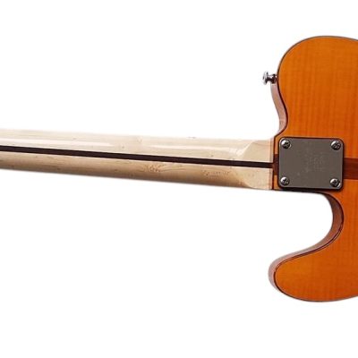 Custom Regent TL Danny Gatton Cubic Zirconium Side Markers Orange Tiger Maple Top Guitar - Image 7