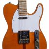 Custom Regent TL Danny Gatton Cubic Zirconium Side Markers Orange Tiger Maple Top Guitar