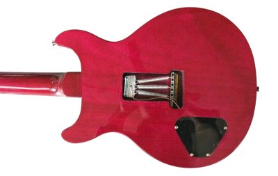 Custom Monarch Santana Pink Flame Maple Top Electric Guitar - Image 4