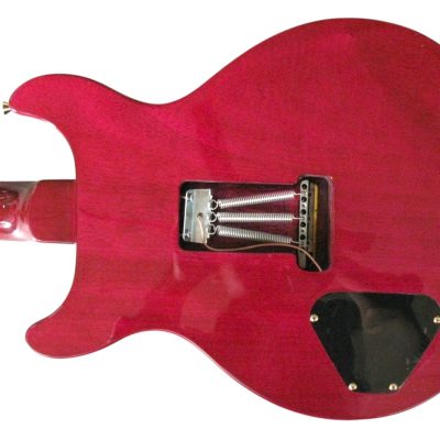 Custom Monarch Santana Pink Flame Maple Top Electric Guitar - Image 4