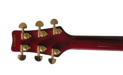 Custom Monarch Santana Pink Flame Maple Top Electric Guitar - Image 5