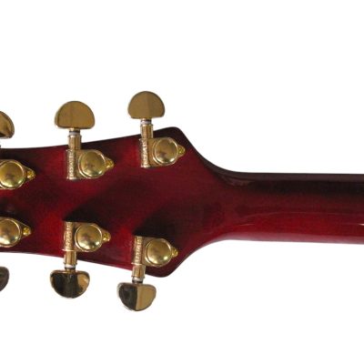 Custom Monarch Santana Pink Flame Maple Top Electric Guitar - Image 5