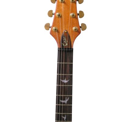 Custom Monarch Santana Pink Flame Maple Top Electric Guitar - Image 8