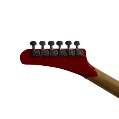 Custom Lazu Wolfgang Striped 5150 Red Tremolo Guitar - Image 5