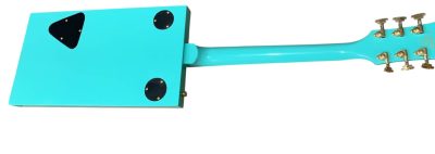 Custom Sovereign Bigsby Bo Diddley G5810 Sea Foam Green Gold Pickguard Guitar - Image 7