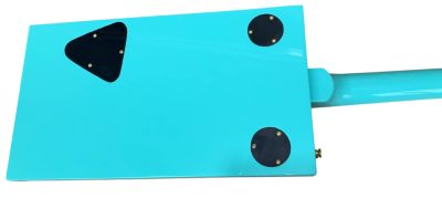 Custom Sovereign Bigsby Bo Diddley G5810 Sea Foam Green Gold Pickguard Guitar - Image 8