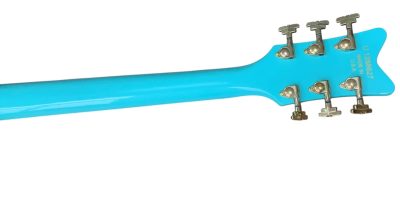 Custom Sovereign Bigsby Bo Diddley G5810 Sea Foam Green Gold Pickguard Guitar - Image 9