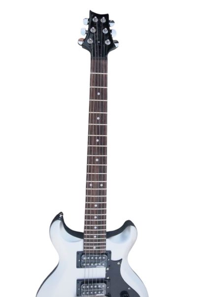Custom Monarch Silver Mira Electric Guitar - Image 7