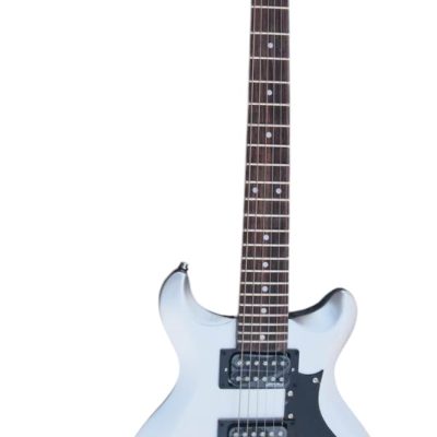 Custom Monarch Silver Mira Electric Guitar - Image 10