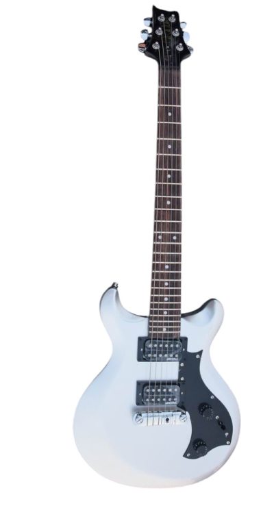 Custom Monarch Silver Mira Electric Guitar - Image 10