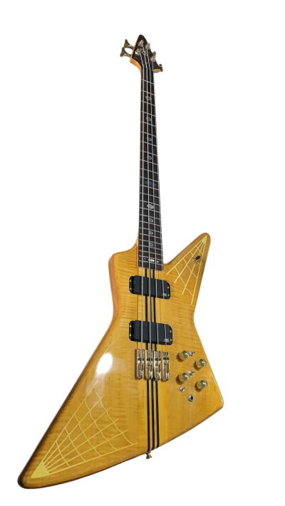 Custom Cylinder Spyder 4 String Bass Alembic Solid Tiger Maple Entwistle - Image 12