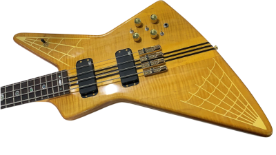 Custom Cylinder Spyder 4 String Bass Alembic Solid Tiger Maple Entwistle - Image 13