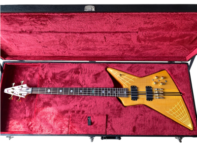 Custom Cylinder Spyder 4 String Bass Alembic Solid Tiger Maple Entwistle - Image 21
