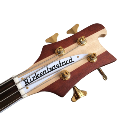 Custom Nova Lemmy Kilmister 4004 Antique Carved With Oak Leaves Bass - Image 8