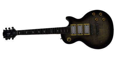 Custom Crown Ace Frehley Kiss Translucent Blackburst Electric Guitar - Image 3