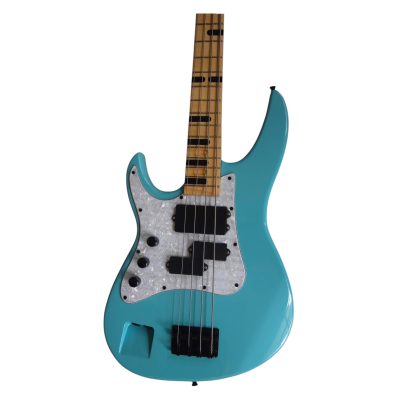 Custom Pearl Billy Attitude Limited 3 Left Handed Sonic Blue 4 String Bass