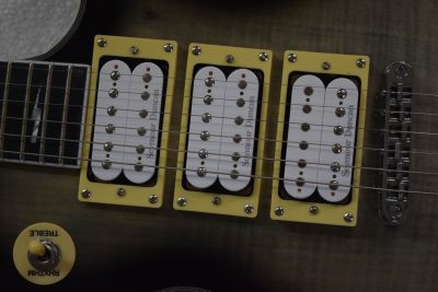 Custom Crown Ace Frehley Kiss Translucent Blackburst Electric Guitar - Image 2